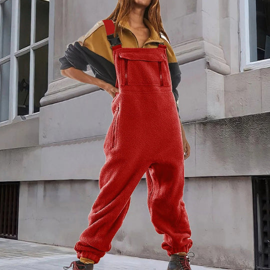 NOVA™ | ADJUSTABLE FLEECE CORDUROY JUMPSUIT