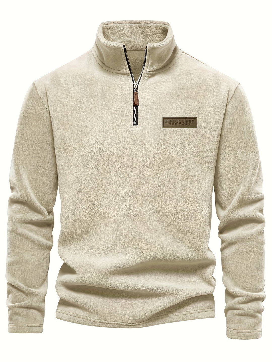 James - Fleece-Lined Half-Zip Sweatshirt for Casual Winter Wear