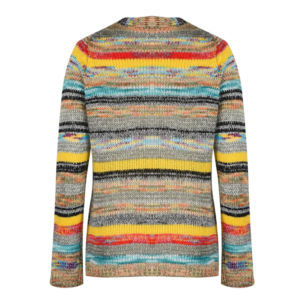 ALISTAIR | KNITTED MULTICOLRED CARDIGAN Knitted