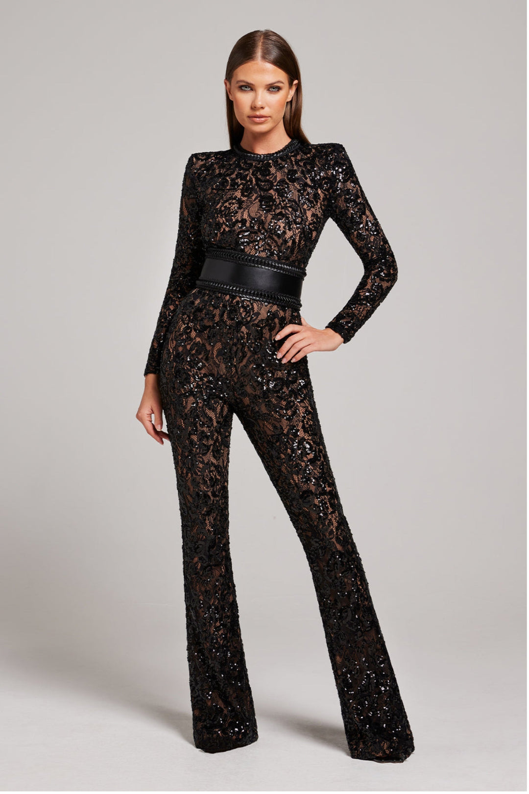 CLAIRE™ | LUXE LACE JUMPSUIT