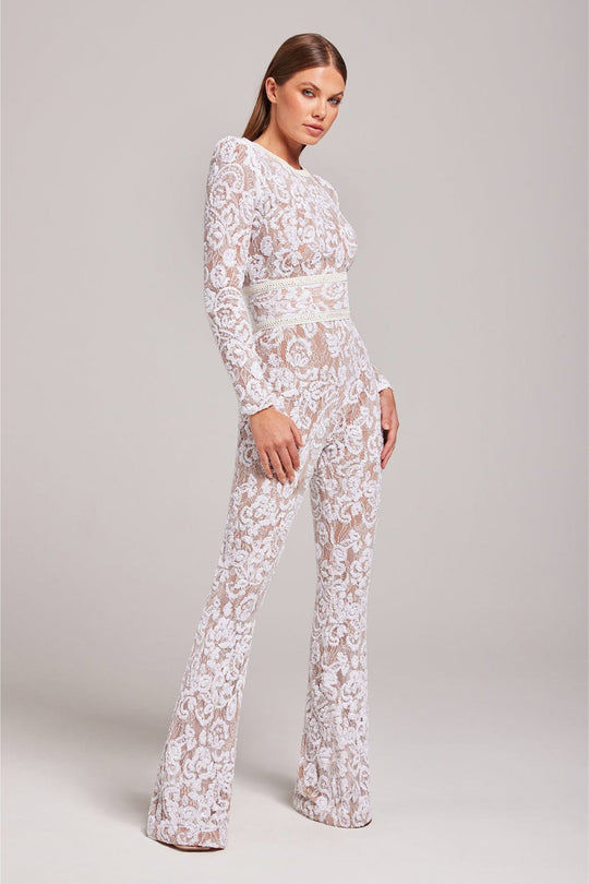 CLAIRE™ | LUXE LACE JUMPSUIT