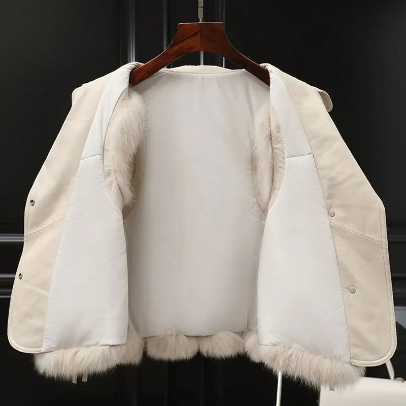 ESTELLE I FUR COAT VEST