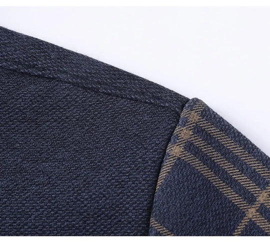 ADRIAN™ | CLASSIC KNIT SWEATER WITH COLLARED ELEGANCE