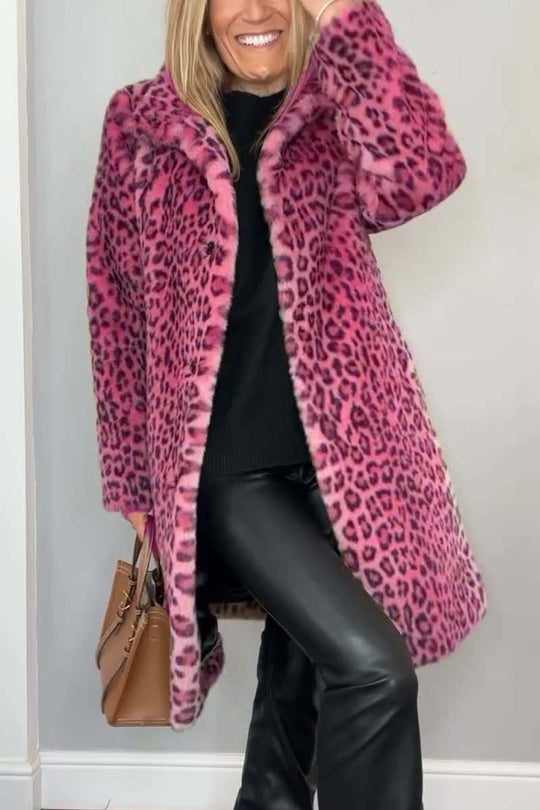 SAVANA| LEOPARD PRINT WINTER COAT