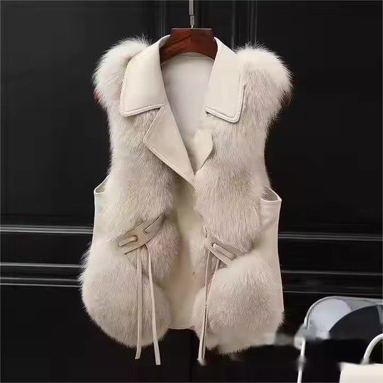 ESTELLE I FUR COAT VEST